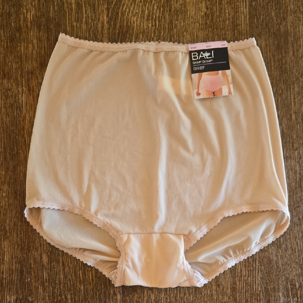 Bali Skimp Skamp Brief, Nude Color, Women's Size 6